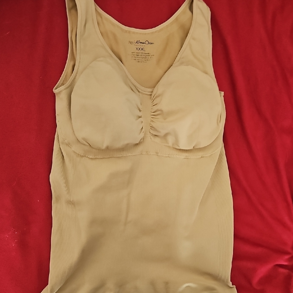 Women's Shapewear Tank Top - Tan